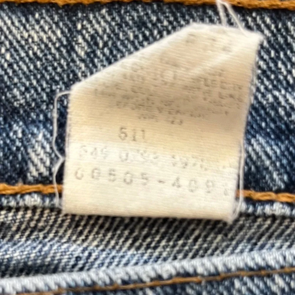 Vintage Levis 505 Regular Fit Jeans Mens‎ 42x32 Medium Wash Blue Denim 90s USA